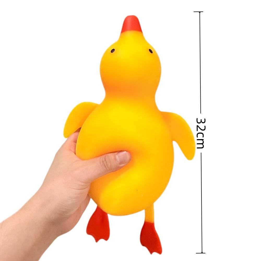 Jucărie pentru Ameliorarea Stresului Rață Jumbo Squishy Mingie Anti-stres Jucărie Fidget Jucărie de Biruit pentru Strâns Cadou de Crăciun pentru Prieteni