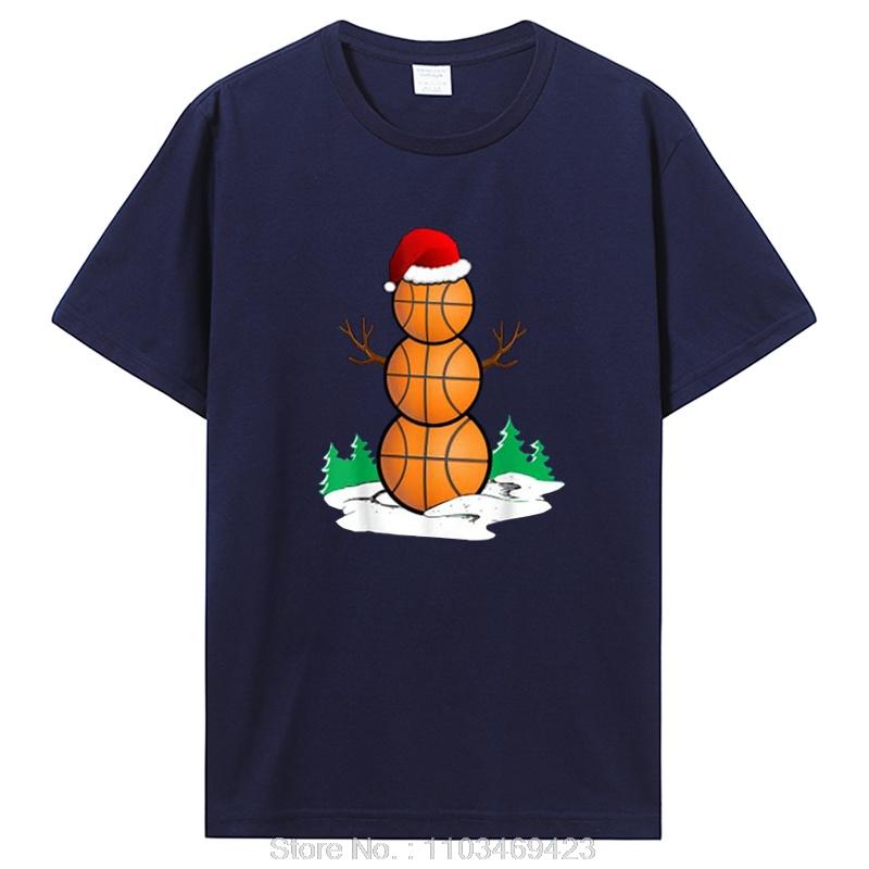 Basketball Snowman Balls Christmas Pajama Gifts Unisex Boys Kid T-Shirt Unisex Cotton Tshirt Clothing Oversized Graphic T Shirt