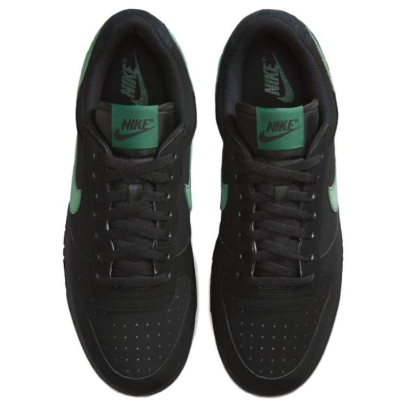 Nike Men's Big Lux Low Top Skate Shoes Black Green 854166-008