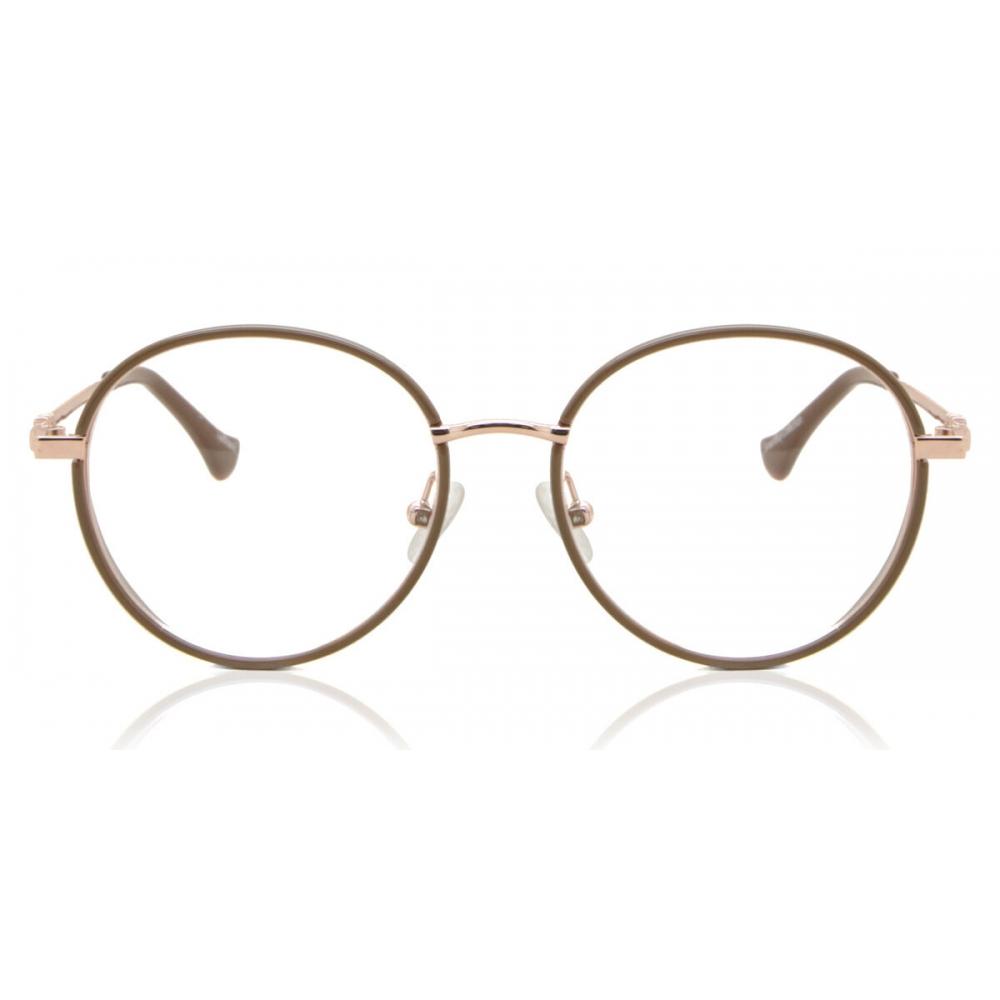 Full Rim Oval Brown Rose Gold Smartbuy Collection Geor Mtr 91c Fashion Unisex Eyeglasses