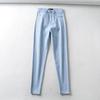 Women's High-Waisted Skinny Stretch Jeans - Slim Fit, Butt-Lifting, Pencil Style for Spring & Summer