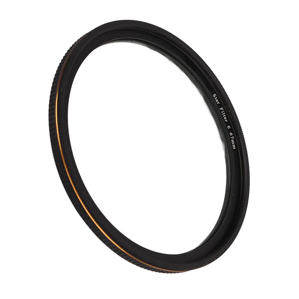 Star Filter 6 Line High Definition Coating Screen Effect Filter for Camera