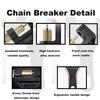 Chain Breaker #420-530, Heavy Duty Chain Breaker Riveting Tool, Chain Removal Pin Link Splitter Motorcycle Accessories Fit for Bike Bicycle ATV Dirt