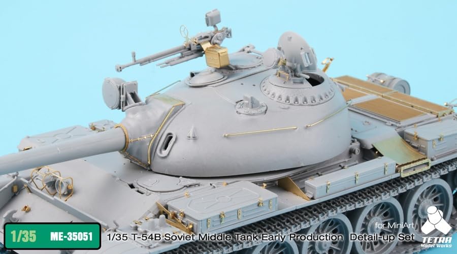 Tetra Model ME Series Russian Medium Tank Early Production Type Plastic Model Parts ME3551 1/35 T-54B (MIN)