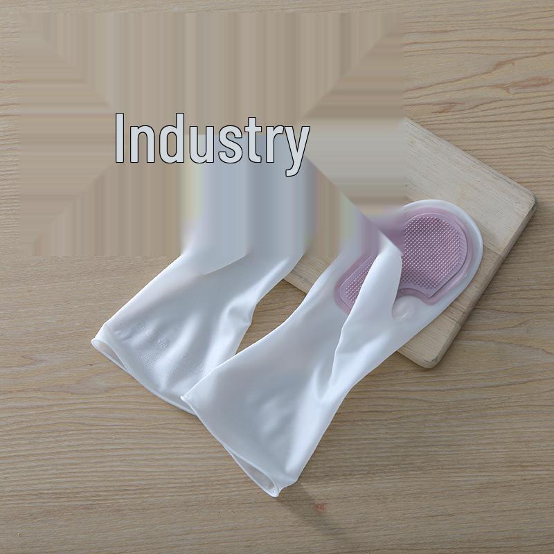 Magic Non-slip Waterproof Scrubbing Gloves - Multifunctional Latex Dishwashing and Kitchen Cleaning Tool