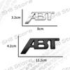 3D Kovové Logo ABT Znak na Přední Mřížku Auta Odznak na Zadní Víko Kufr Nálepka Pro SQ5 RS3 RS4 RS6 S3 S5 Q5 Q8 A3 A4 A6 Decal ABT Příslušenství