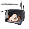 Warming Electric Pet Bed Mat With Auto Temperature Regulation Safe Chew Resistant Fabric For Indoor Outdoor Use