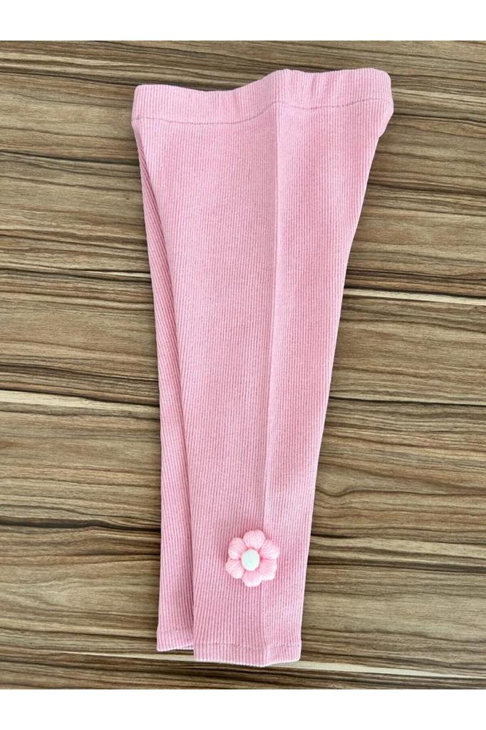 Kız Bebek Çocuk Likralı Basic Tayt