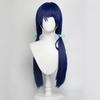 Cosplay Wig Murano Sayaka 75cm Straight Anime Wig Girl Love Live! Superstar! Double ponytail wig purple Synthetic Wig with Bangs