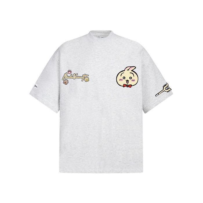 Cartoon Print Unisex Cotton Summer T-Shirt, Short-Sleeve, New 2025 Style