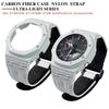 GA-2100 Carbon Fiber Case & Nylon Strap Set for Casio GA2100/2110/B2100/GM2100/GBM2100-Shock Resistant Watch Mod Kit Accessories