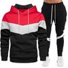 Mens Casual Sportswear Set Long Sleeve Hooded Sweatshirt Pants Outfit