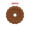 50pcs Solid Color Round Silicone Beads 12mm Flower Silicone Beads  For Bracelet Making