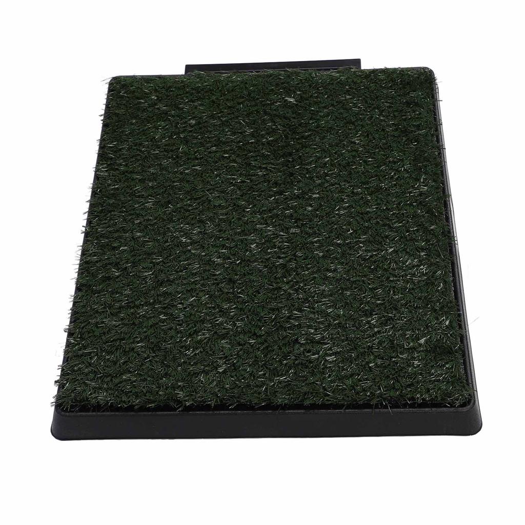 Dog Grass Potty Tray Large Capacity Reusable Odor Resistant Puppy Training Artificial Grass Pee Pad For Indoor Outdoor