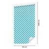 Checkerboard Wallpaper in Aquamarine and Turquoise for Living Room and Bedroom 50x1000