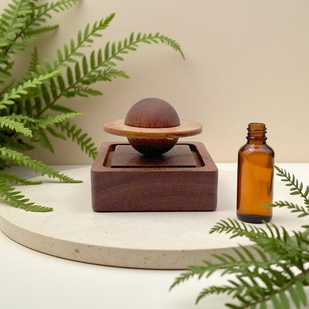 BOLTIFY 1pcs wood scent No essential oil diffuser Jupiter shape home decoration fresh air present to friend dorm room essentials