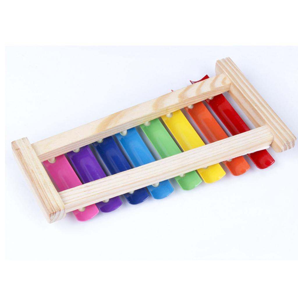 Toddler Musical Instrument Wooden Percussion Instrument Toy Preschool Educational Music Toy for Parent Children Interaction