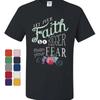 Let Your Faith Be Bigger T Shirt Inspiration God Religion Bible