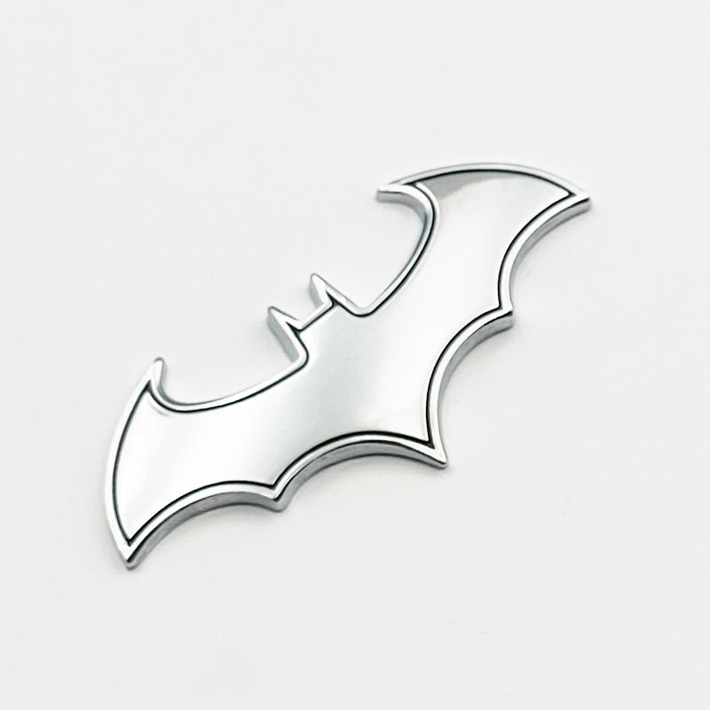 3d Metal Gold Chrome Black Bat Sticker Car Body Badge Fender Emblem Logo Decal Auto Car Stying Motorcycle Decoration Accessories