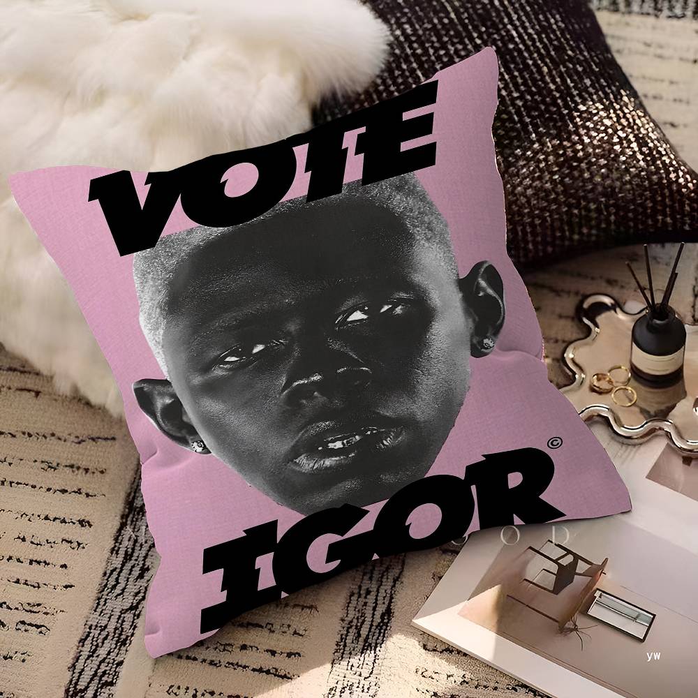 

Мальчик-цветок Tyler The Creator Наволочка Декоративная подушка Диван Домашний декор Чехол Наволочки 12x12Inch