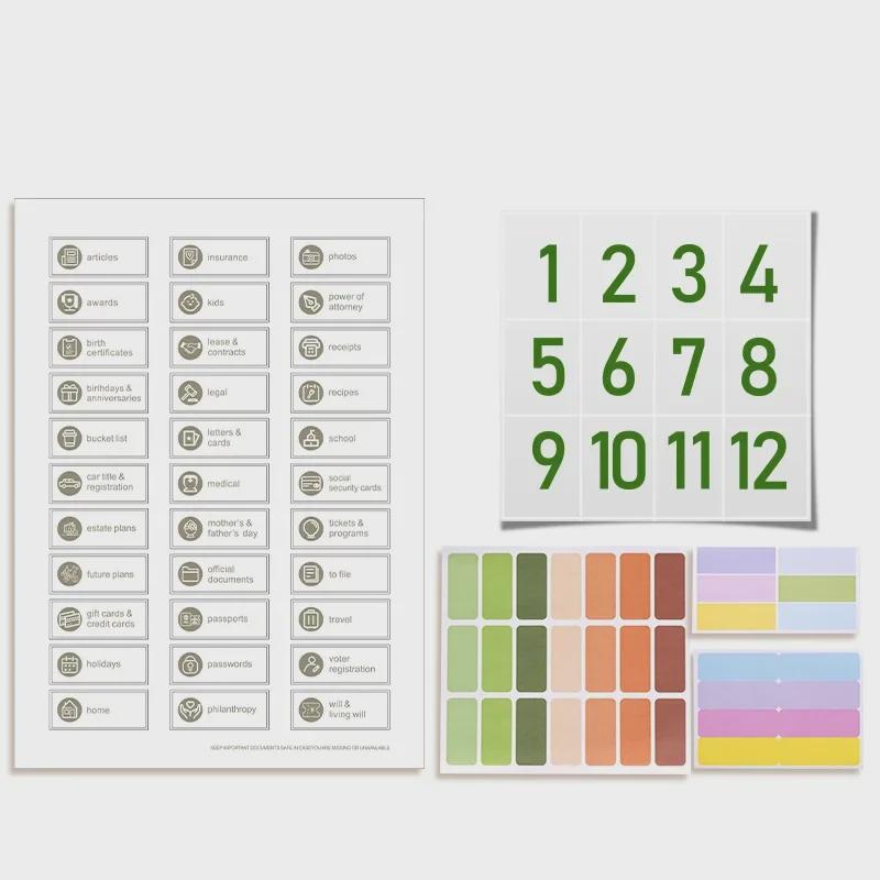 Notfall-Dokumentenorganisator: Grenzüberschreitende Manila-Taschenmappe