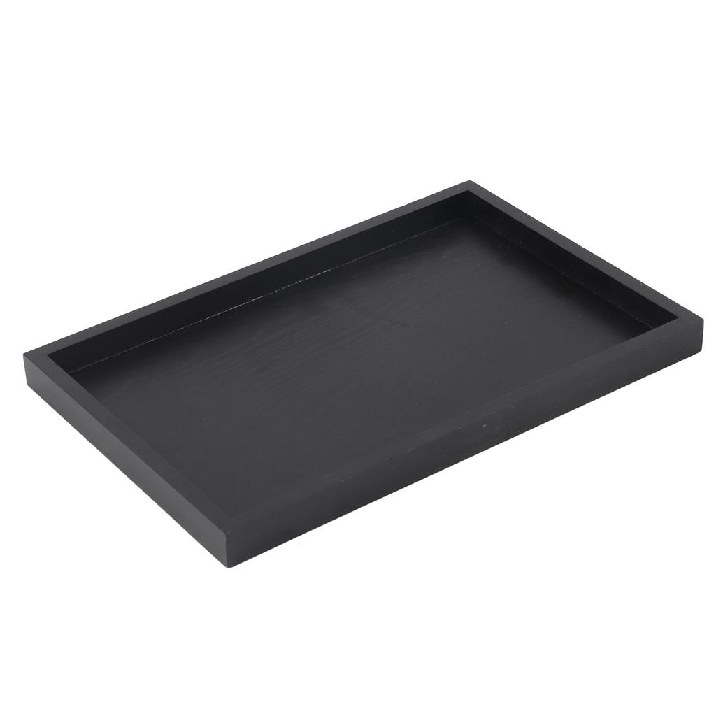 Rectangle Shape Solid Wood Tea Coffee Snack Food Serving Tray Plate Restaurant Trays 30*20*2cm