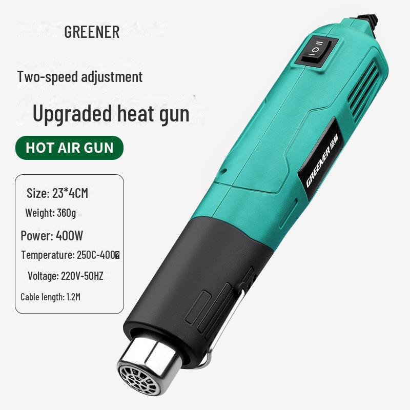 Green Forest High-Temperature Heat Gun for Film Shrinking & Mobile Repair