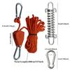 1PC Camping Metal Pulley Tent Rope, Tarp Extension Rope, Windproof Rope, Lifting Rope, Tent Tent Tent Tent Elastic Rope, Holiday Gift