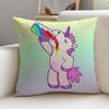 MMagical UnicornS Cushion Cover Pcs Soft Decorative Square Cushion Covers x x Pillowcases for Sofa Couch Home Bedroom