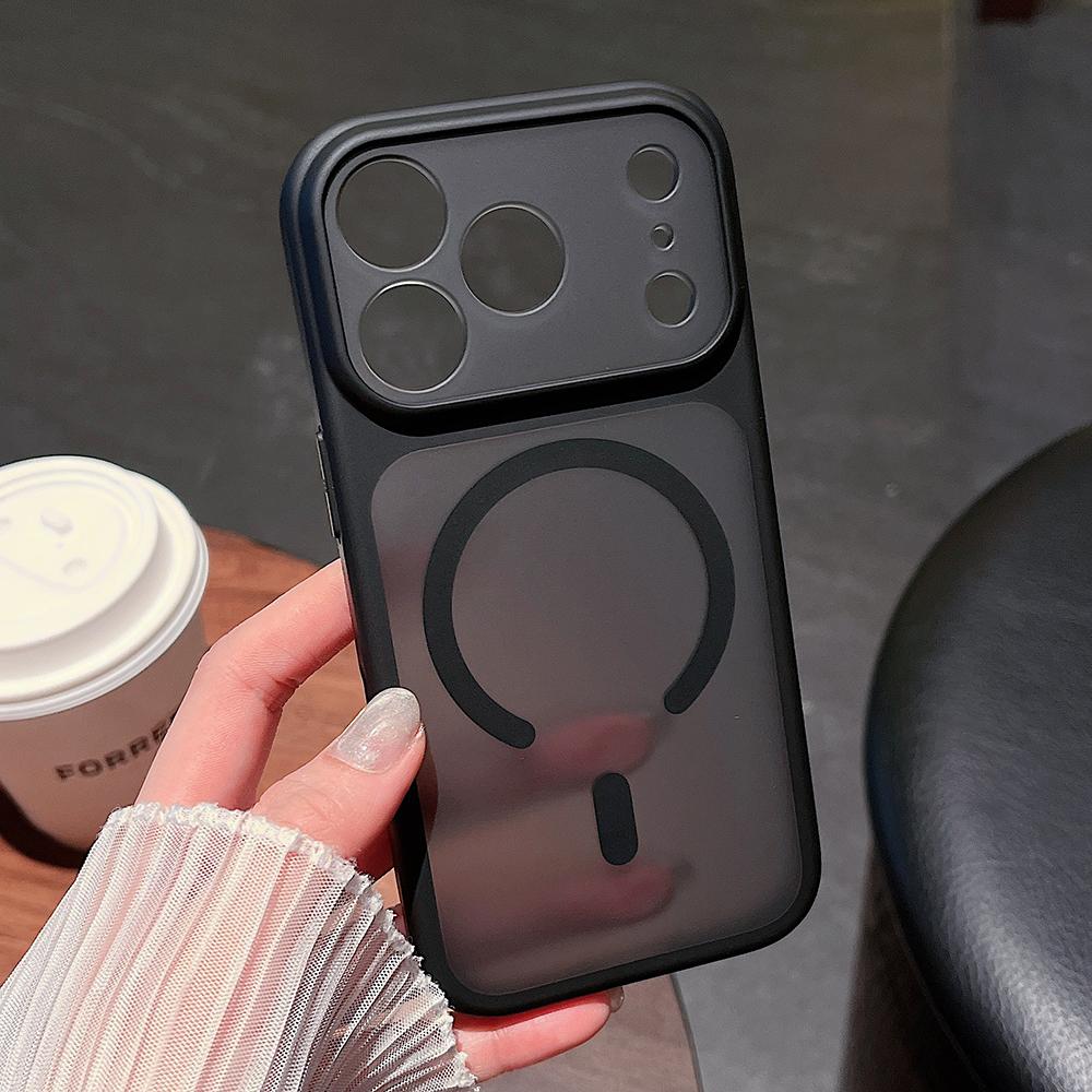 Skin Feel Matte Semi Transparent For Magsafe Phone Case For iPhone 17 16 15 14 13 Pro Max Magnetic TPU Shockproof Armor Cover