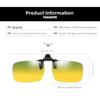 Sunglasses Clip Type Myopia Glasses Polarized Light Color-changing Sunglasses for Men and Women Driving Fishing Day and Night Night Vision