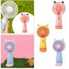 Desktop Fan Random Color Cute Lightweight Handheld Fan for Home Office Party