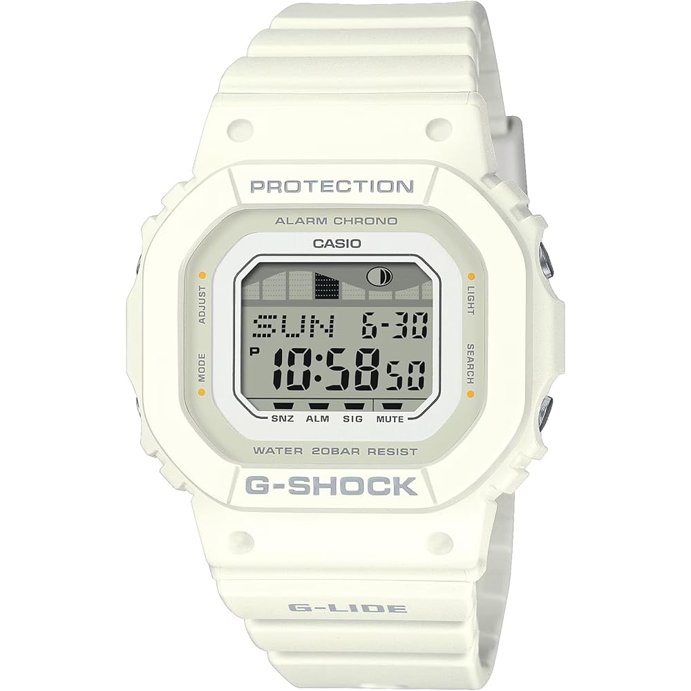 Casio G-Shock G-Lide Digital Watch White GLX-S5600-7B Water Resistant Sports Timepiece