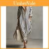 Abito a chemise a righe con tasche per un look casual estivo