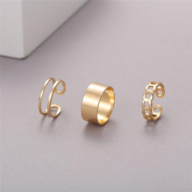 

17 км винтажные 3 шт. серебряного цвета, набор колец со звездами и солнцем для женщин и мужчин, этническое кольцо на палец, 2021, трендовое женское кольцо, ювелирные изделия