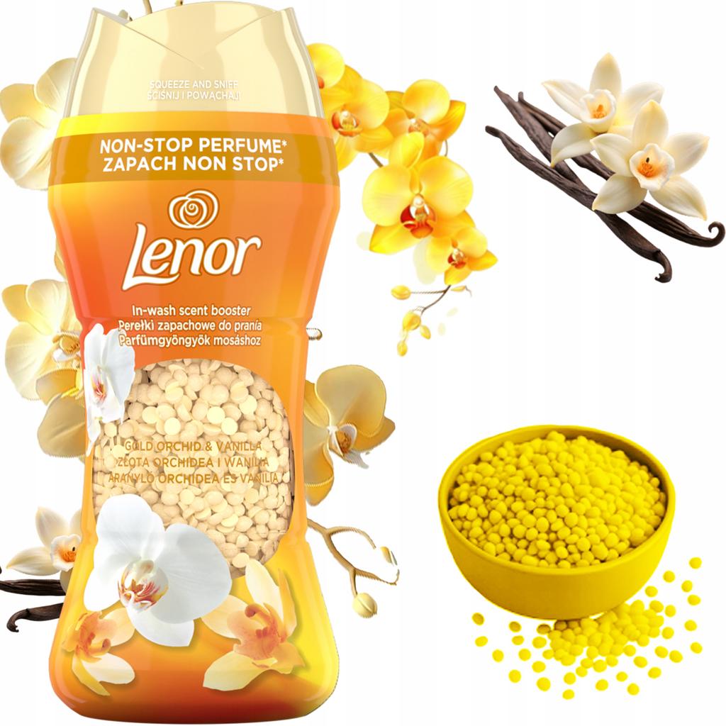 Lenor Perełki Zapachowe Do Prania 195G Złota Orchidea I Wanilia/Gold Orchid & Vanilla