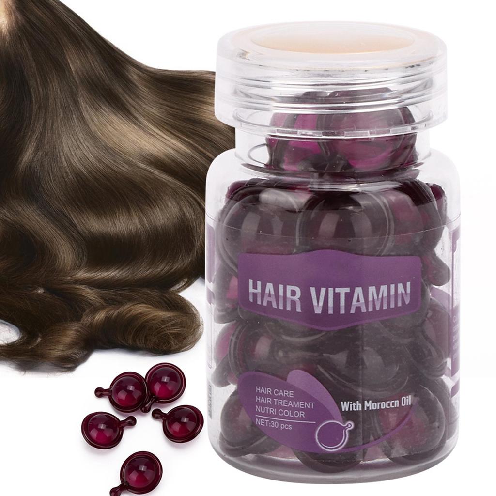 Haarpflege Vitamin Kapseln Feuchtigkeitsspendend Anti-Frizz Haarschäden Reparatur Ätherisches Öl