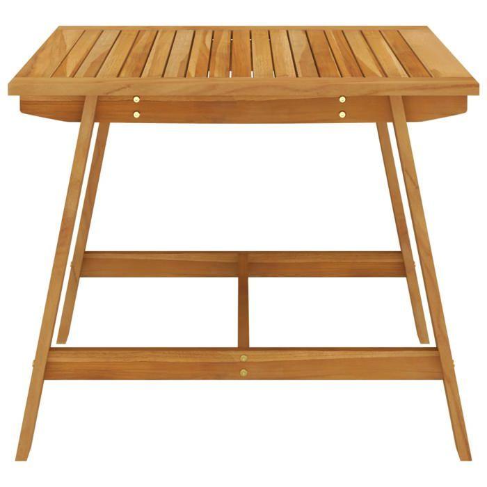 Maison Exclusive - Ensemble à manger de jardin 3 pcs Marron
