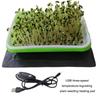 Portable Waterproof Seedling Heat Mats 3 Heat Level USB Powered for Indoor Plant and Reptiles Habitat Maintenance