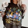 Disneyland 70th Anniversary 1955–2025 Shirt | 70 Years of Magic Tee Unisex T-Shirt