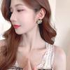 Women's Light Luxury Design Elegant Drip Oil Camellia Earrings Fashionable And Versatile Niche Design Flower Earrings