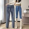 Plus Velvet High Waist Skinny Jeans for Women - Slimming, Thickened Pencil Pants