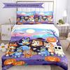 Bluey Duvet Cover Set Suitable for Dormitory Machine Washable Christmas Gift