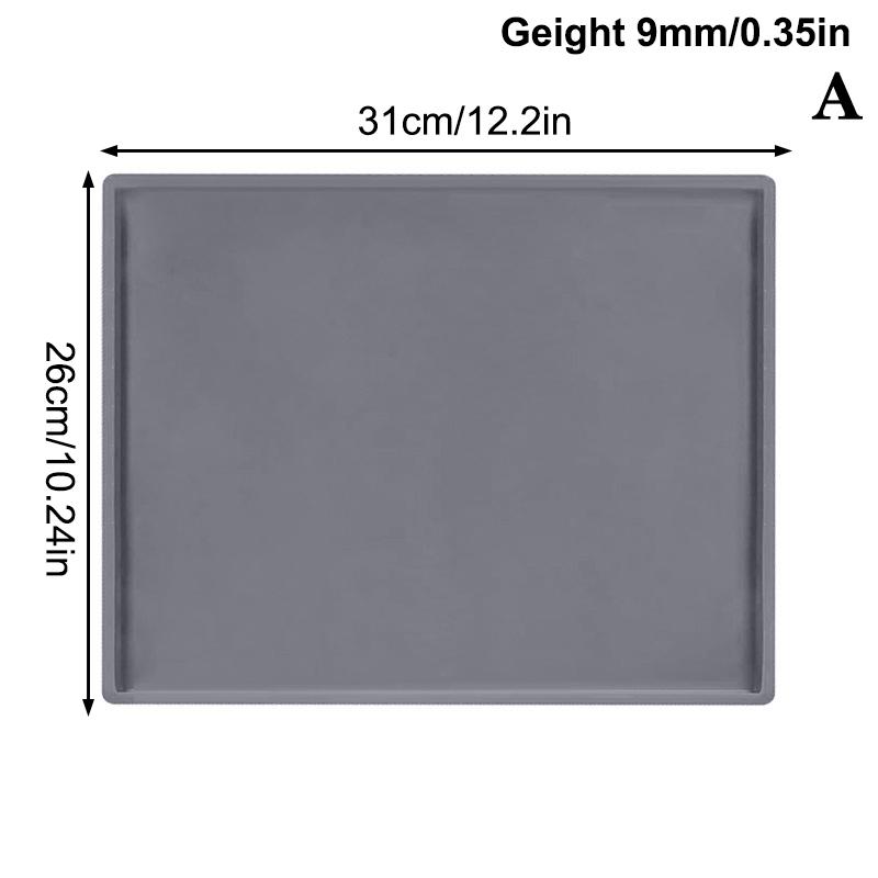 1 st Multifunktionell Silikon Tårtrulle Matta Non-Stick Bakplåt Bricka Form Målad Pad Konditori Schweizisk Rulle Bakform Verktyg