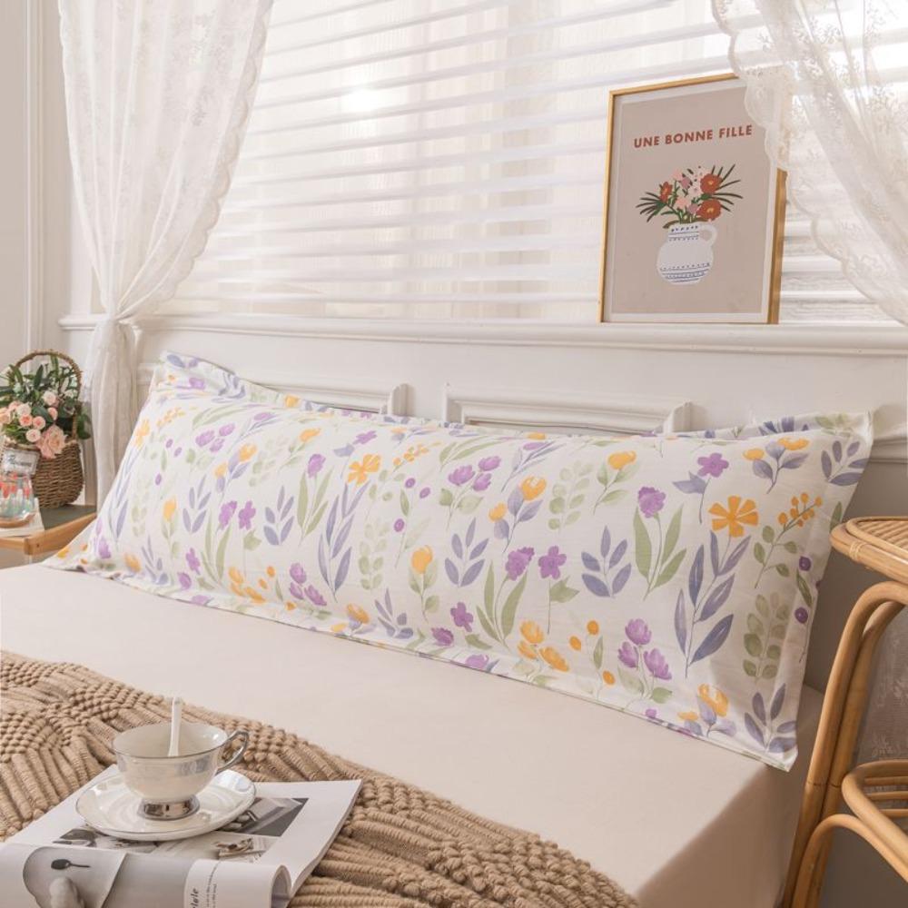 

Rectangular Pillow Cover Extended Pillowslip Durable Long Pillow Case Dormitory S-Style A