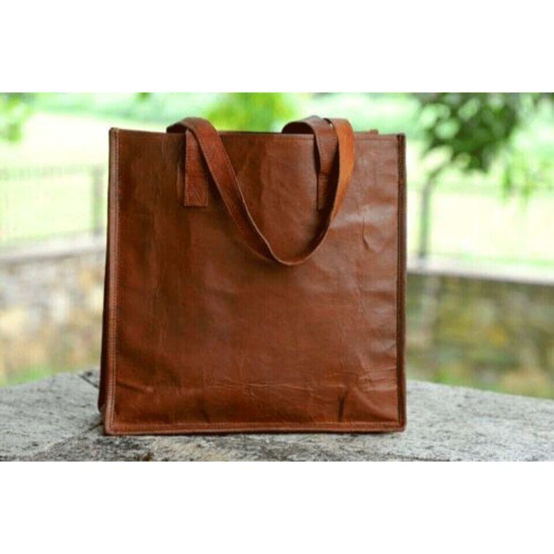 Shoulder woman Tote Handmade leather bags for women And Woman Handmade Tote Purse Shoulder Market and shopping Bags Brown premium quality