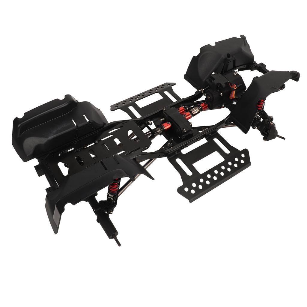 RC Crawler Car Chassis Frame 2 Speed Transmission 4 Shock Absorbers 313mm Wheelbase Chassis Frame