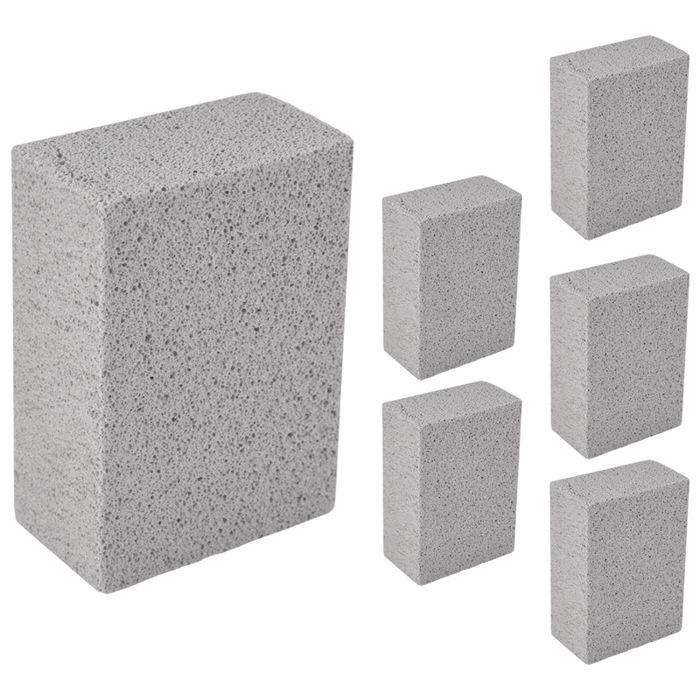 Pierre de nettoyage pour barbecue - SODIAL - Pack 6 - Pierre ponce 10x7x4 cm - Écologique - Sans poils