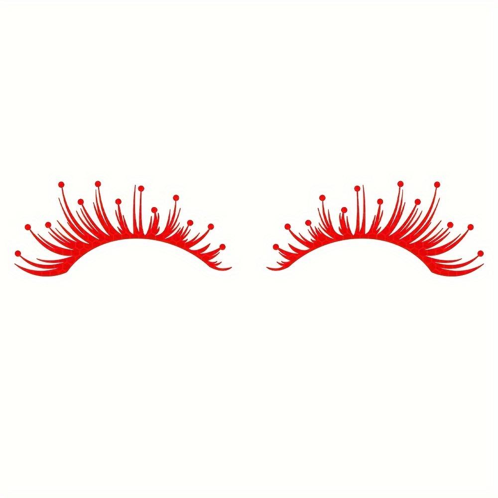 2pcs/1 Set Car Headlights Eyelashes Reflective Car Stickers Truck Light Bumper Night Driving Safety Warning Sign Reflector Decor