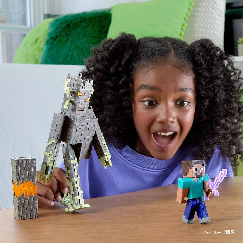 Mattel Minecraft Basic Figures A Assortment, 8-Piece Box Set for Kids, Ages 6 and Up, Multi-Purpose, GTP08-987A